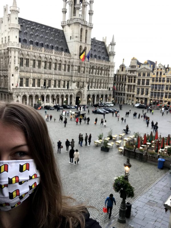 Belgian flag mask