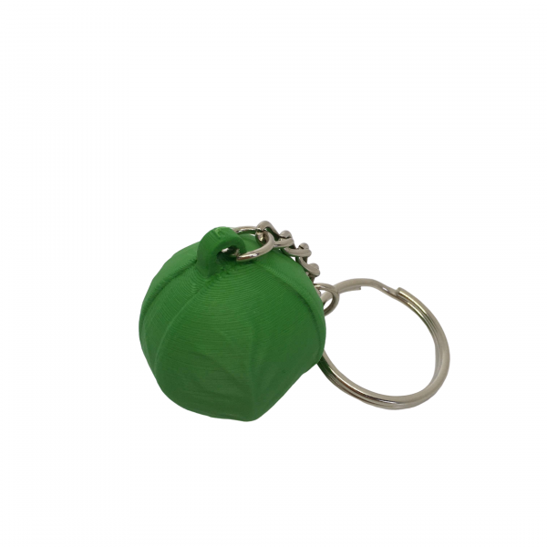 Brussels sprout keychain